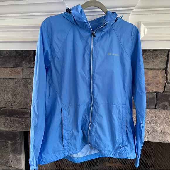 Columbia hooded rain coat - Picture 2 of 4